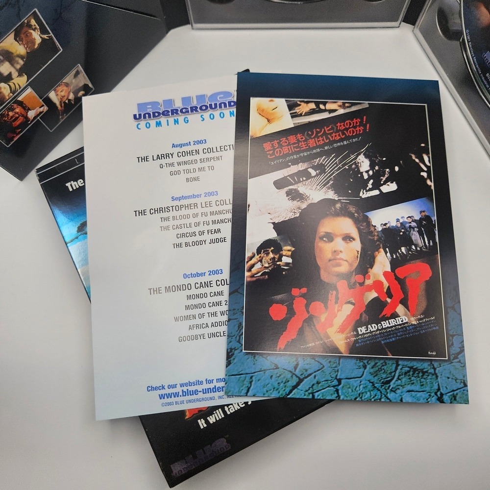 Dead &‎ Buried 2-Disc Limited Edition DVD Blue Underground 1981 Horror Slipcover - Picture 8 of 9